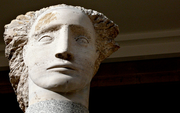 Statue head